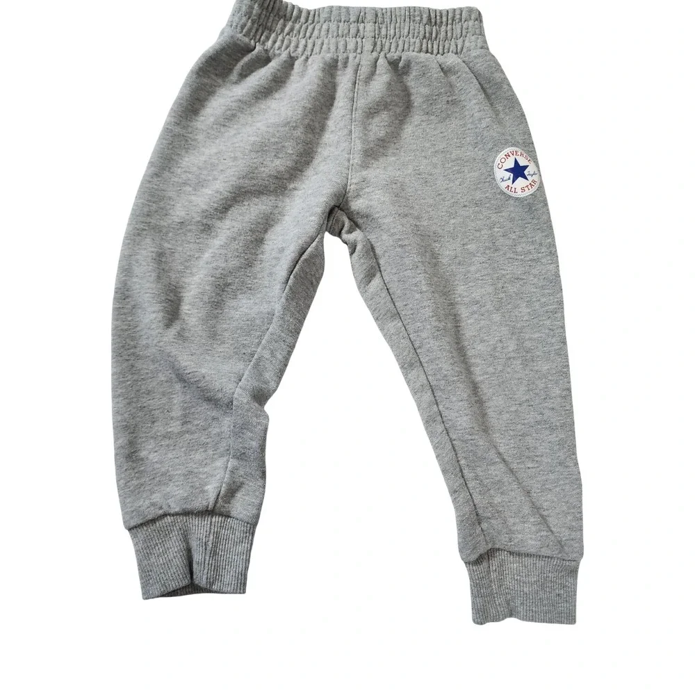 Converse Boys 3T Gray Chuck Taylor All Star Jogger Sweatpants C831-042
